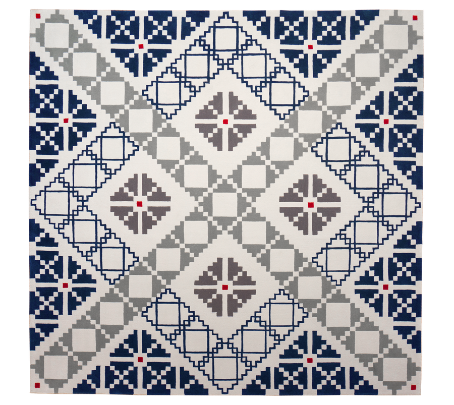 PUZZLED RUG